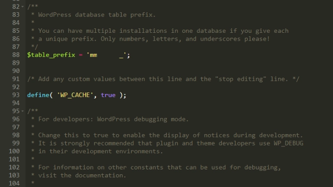 Mengganti Prefix Database WordPress