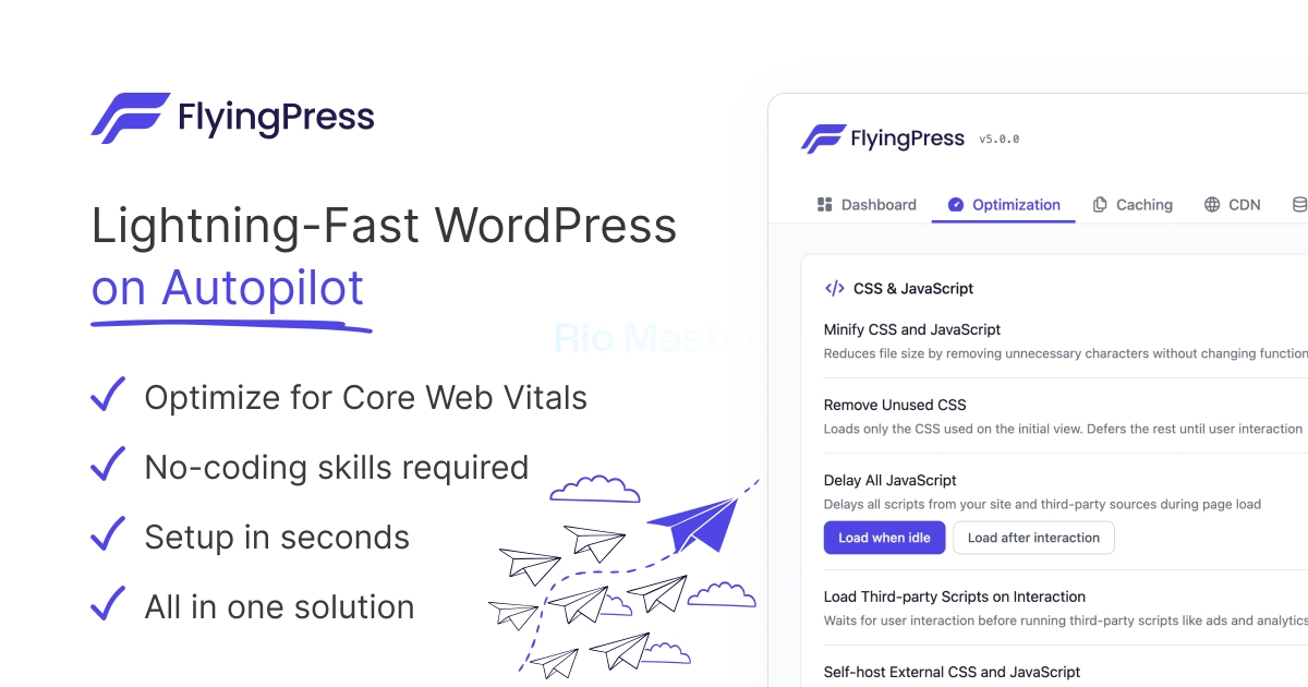 Tips Meningkatkan Kecepatan Website Menggunakan FlyingPress