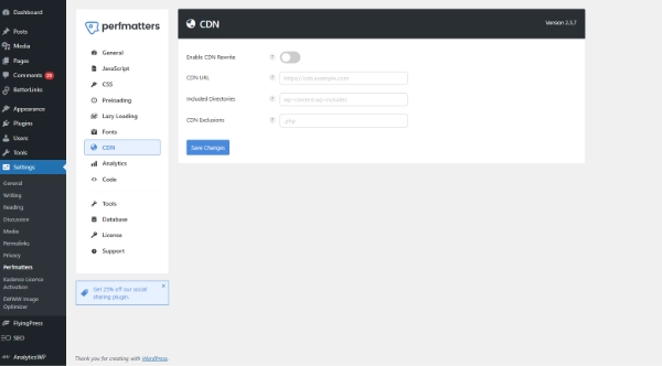 Perfmatters - CDN Eksternal