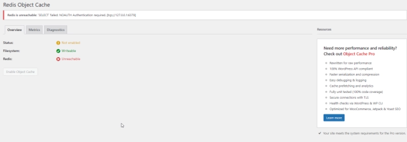 Menginstal Plugin Redis di WordPress